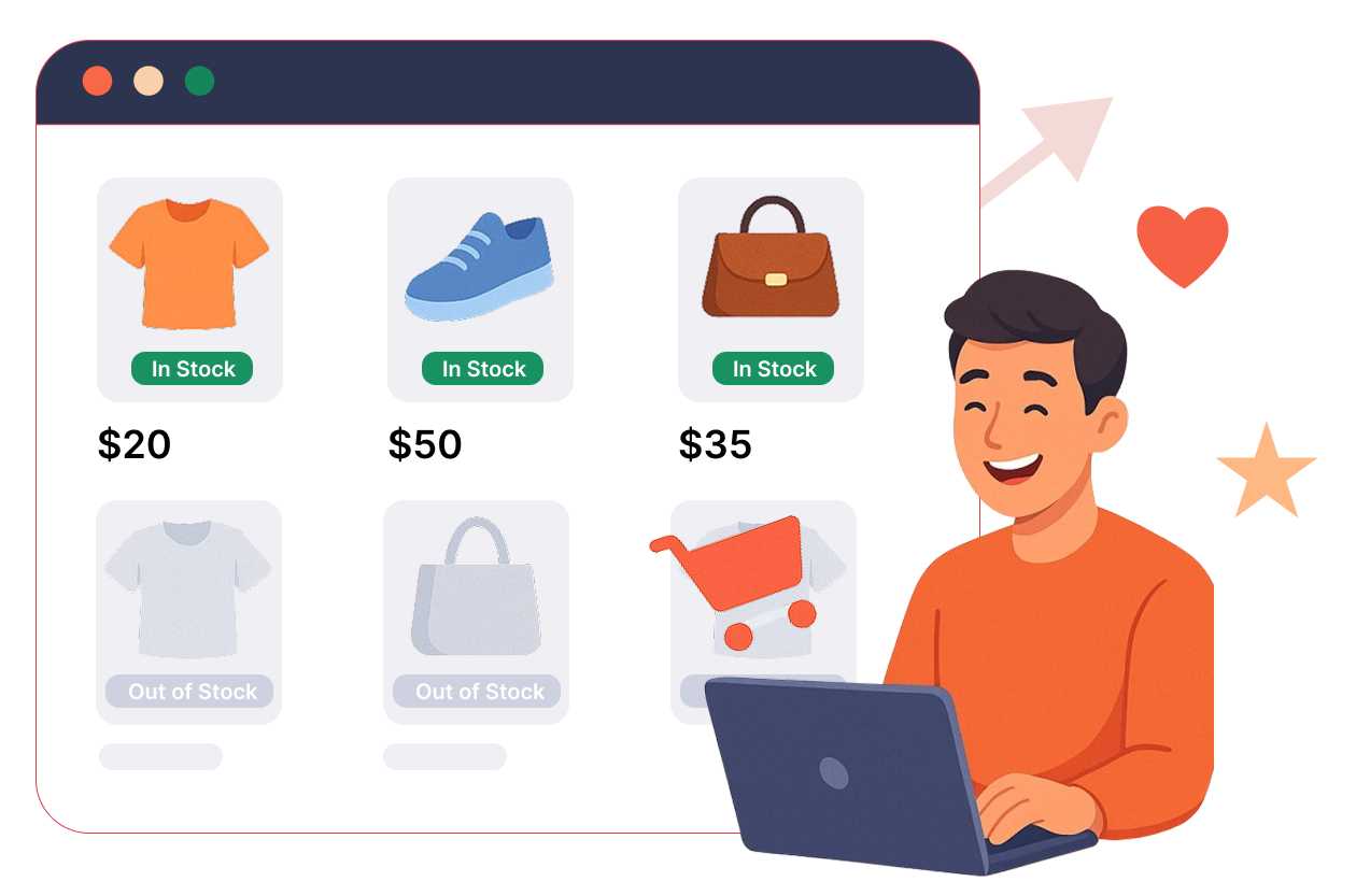 Redsun Out of Stock Manager Dashboard